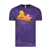 Cloud Purple Winnie the Pooh Piglet Vintage Tee - artisFamous