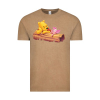 Vintage Coffee Winnie the Pooh Piglet Vintage Tee - artisFamous