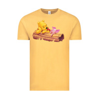 Vintage Mustard Winnie the Pooh Piglet Vintage Tee - artisFamous