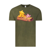 Vintage Olive Winnie the Pooh Piglet Vintage Tee - artisFamous