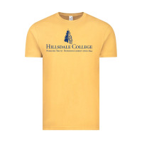 Vintage Mustard Hillsdale College Vintage Tee - artisFamous