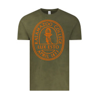 Vintage Olive Kalamazoo College Vintage Tee - artisFamous