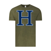 Vintage Olive Hillsdale College Vintage Tee - artisFamous