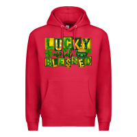 Cardinal St Patricks Day Lucky And Blessed Premium Hoodie - FaDigitalArtStudio