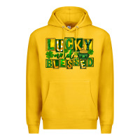Lemon St Patricks Day Lucky And Blessed Premium Hoodie - FaDigitalArtStudio