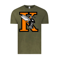 Vintage Olive Kalamazoo College Vintage Tee - artisFamous
