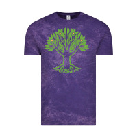 Cloud Purple Maharishi International College Vintage Tee - artisFamous