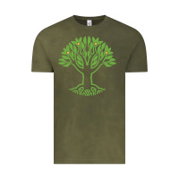 Vintage Olive Maharishi International College Vintage Tee - artisFamous