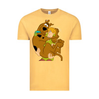 Vintage Mustard Scooby Doo and Shaggy Vintage Tee - artisFamous