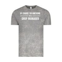 Cloud Rock i'm awesome i'm a shop manager Vintage Tee - artisFamous