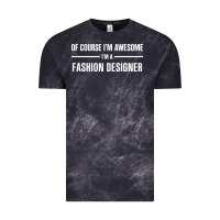 Cloud Black i'm awesome i'm a fashion designer Vintage Tee - artisFamous