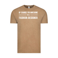 Vintage Coffee i'm awesome i'm a fashion designer Vintage Tee - artisFamous