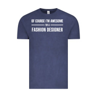 Vintage Denim i'm awesome i'm a fashion designer Vintage Tee - artisFamous