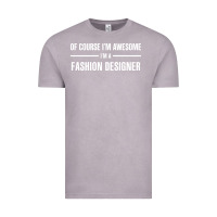 Vintage Zinc i'm awesome i'm a fashion designer Vintage Tee - artisFamous