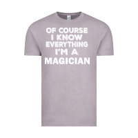 Vintage Zinc i know everything i'm a magician Vintage Tee - artisFamous