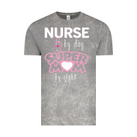 Cloud Rock nurse by day super mom by night Vintage Tee - artisFamous