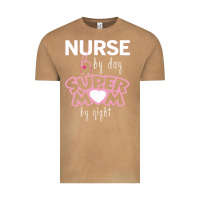 Vintage Camel nurse by day super mom by night Vintage Tee - artisFamous