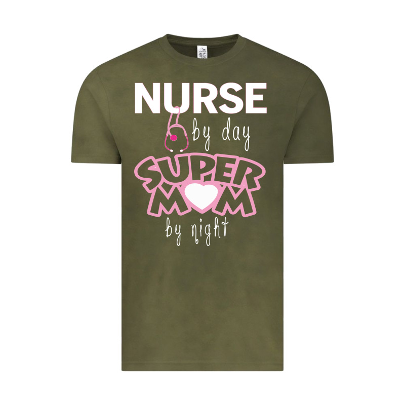 Nurse By Day Super Mom By Night Vintage Tee by artisFamous | Teevron