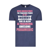 Vintage Denim never underestimate mommy paramedic Vintage Tee - artisFamous