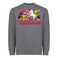 Storm My first Valentine's Day Unicorn Heavyweight Sweatshirt - FaDigitalArtStudio