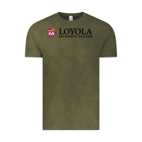 Vintage Olive Loyola College Chicago Vintage Tee - artisFamous