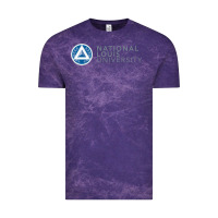 Cloud Purple National Louis College Vintage Tee - artisFamous