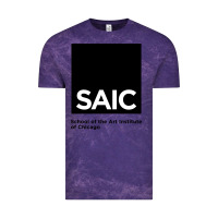 Cloud Purple School of The Art Institute of Chicago College Vintage Tee - artisFamous