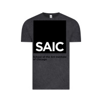 Vintage Black School of The Art Institute of Chicago College Vintage Tee - artisFamous