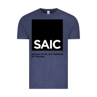 Vintage Denim School of The Art Institute of Chicago College Vintage Tee - artisFamous