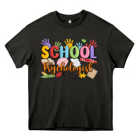 Asphalt school psychologist Heavy Core Tee - MaliasSmallBusiness