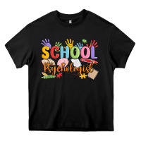 Black school psychologist Heavy Core Tee - MaliasSmallBusiness