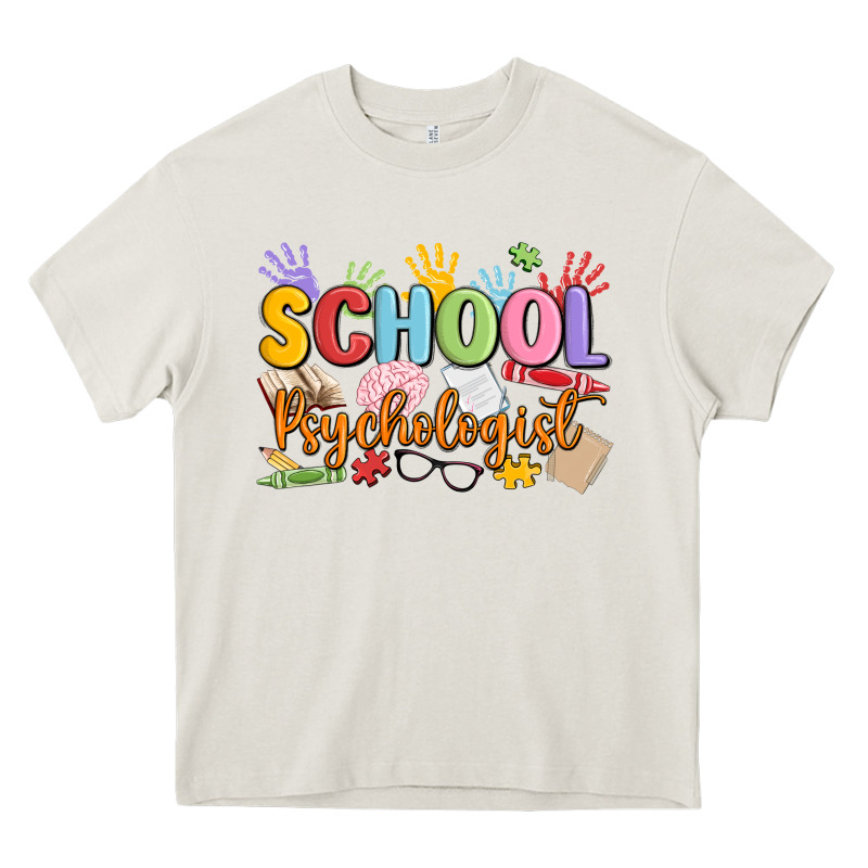 School Psychologist Heavy Core Tee by MaliasSmallBusiness | Teevron