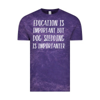 Cloud Purple dog sledding is importanter Vintage Tee - artisFamous