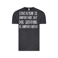 Vintage Black dog sledding is importanter Vintage Tee - artisFamous