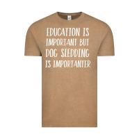 Vintage Coffee dog sledding is importanter Vintage Tee - artisFamous