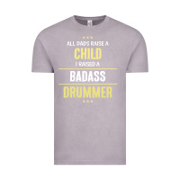 Vintage Zinc i raised a badass drummer Vintage Tee - artisFamous