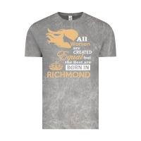 Cloud Rock women are born in richmond Vintage Tee - artisFamous
