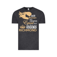 Vintage Black women are born in richmond Vintage Tee - artisFamous