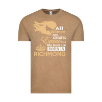 Vintage Coffee women are born in richmond Vintage Tee - artisFamous