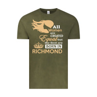 Vintage Olive women are born in richmond Vintage Tee - artisFamous