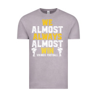 Vintage Zinc vikings we almost always almost win   funny sports Vintage Tee - artisFamous