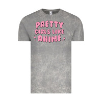 Cloud Rock Pretty Girls Like Anime Vintage Tee - artisFamous