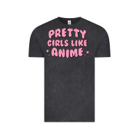 Vintage Black Pretty Girls Like Anime Vintage Tee - artisFamous