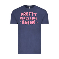 Vintage Denim Pretty Girls Like Anime Vintage Tee - artisFamous