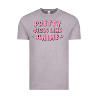 Vintage Zinc Pretty Girls Like Anime Vintage Tee - artisFamous