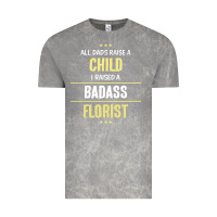 Cloud Rock i raised a badass florist Vintage Tee - artisFamous