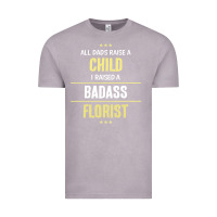 Vintage Zinc i raised a badass florist Vintage Tee - artisFamous