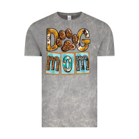 Cloud Rock Dog Mom with Paw Vintage Tee - texasbilliewilder