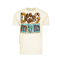 Dog Mom With Paw Vintage Tee | Teevron