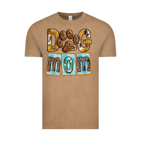 Vintage Coffee Dog Mom with Paw Vintage Tee - texasbilliewilder